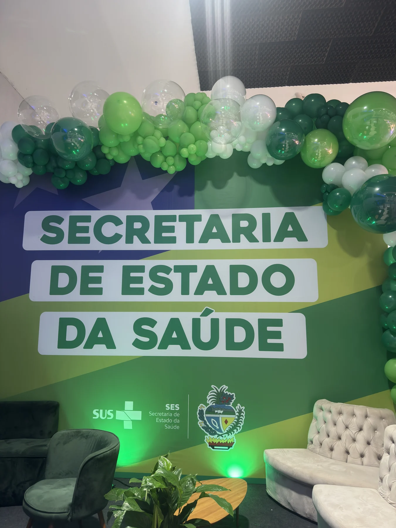 Referência ilustrativa de formato: Painel para eventos